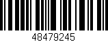 Código de barras (EAN, GTIN, SKU, ISBN): '48479245'