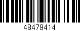Código de barras (EAN, GTIN, SKU, ISBN): '48479414'