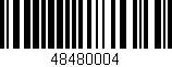 Código de barras (EAN, GTIN, SKU, ISBN): '48480004'