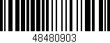 Código de barras (EAN, GTIN, SKU, ISBN): '48480903'
