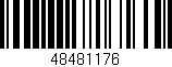 Código de barras (EAN, GTIN, SKU, ISBN): '48481176'
