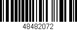 Código de barras (EAN, GTIN, SKU, ISBN): '48482072'