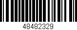 Código de barras (EAN, GTIN, SKU, ISBN): '48482329'