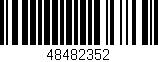 Código de barras (EAN, GTIN, SKU, ISBN): '48482352'