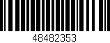 Código de barras (EAN, GTIN, SKU, ISBN): '48482353'