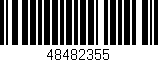 Código de barras (EAN, GTIN, SKU, ISBN): '48482355'