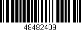 Código de barras (EAN, GTIN, SKU, ISBN): '48482409'