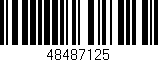 Código de barras (EAN, GTIN, SKU, ISBN): '48487125'