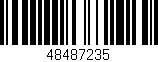Código de barras (EAN, GTIN, SKU, ISBN): '48487235'