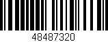 Código de barras (EAN, GTIN, SKU, ISBN): '48487320'