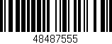 Código de barras (EAN, GTIN, SKU, ISBN): '48487555'