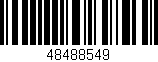 Código de barras (EAN, GTIN, SKU, ISBN): '48488549'