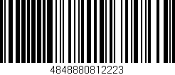 Código de barras (EAN, GTIN, SKU, ISBN): '4848880812223'