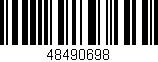Código de barras (EAN, GTIN, SKU, ISBN): '48490698'
