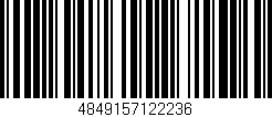 Código de barras (EAN, GTIN, SKU, ISBN): '4849157122236'
