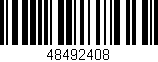 Código de barras (EAN, GTIN, SKU, ISBN): '48492408'