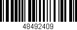Código de barras (EAN, GTIN, SKU, ISBN): '48492409'
