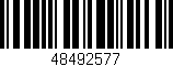 Código de barras (EAN, GTIN, SKU, ISBN): '48492577'