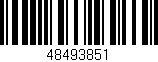 Código de barras (EAN, GTIN, SKU, ISBN): '48493851'
