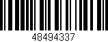 Código de barras (EAN, GTIN, SKU, ISBN): '48494337'