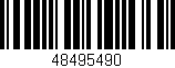 Código de barras (EAN, GTIN, SKU, ISBN): '48495490'