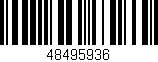 Código de barras (EAN, GTIN, SKU, ISBN): '48495936'