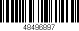 Código de barras (EAN, GTIN, SKU, ISBN): '48496897'