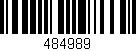 Código de barras (EAN, GTIN, SKU, ISBN): '484989'
