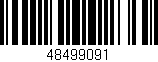 Código de barras (EAN, GTIN, SKU, ISBN): '48499091'