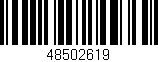 Código de barras (EAN, GTIN, SKU, ISBN): '48502619'