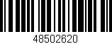 Código de barras (EAN, GTIN, SKU, ISBN): '48502620'