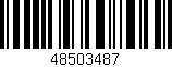 Código de barras (EAN, GTIN, SKU, ISBN): '48503487'