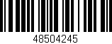 Código de barras (EAN, GTIN, SKU, ISBN): '48504245'