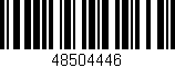Código de barras (EAN, GTIN, SKU, ISBN): '48504446'