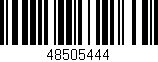 Código de barras (EAN, GTIN, SKU, ISBN): '48505444'