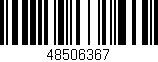 Código de barras (EAN, GTIN, SKU, ISBN): '48506367'