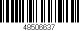 Código de barras (EAN, GTIN, SKU, ISBN): '48506637'
