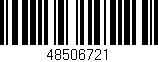 Código de barras (EAN, GTIN, SKU, ISBN): '48506721'