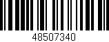 Código de barras (EAN, GTIN, SKU, ISBN): '48507340'