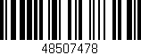 Código de barras (EAN, GTIN, SKU, ISBN): '48507478'