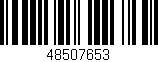 Código de barras (EAN, GTIN, SKU, ISBN): '48507653'