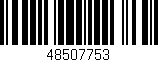 Código de barras (EAN, GTIN, SKU, ISBN): '48507753'