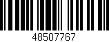 Código de barras (EAN, GTIN, SKU, ISBN): '48507767'