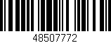 Código de barras (EAN, GTIN, SKU, ISBN): '48507772'