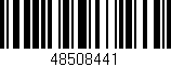 Código de barras (EAN, GTIN, SKU, ISBN): '48508441'