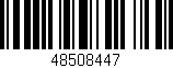 Código de barras (EAN, GTIN, SKU, ISBN): '48508447'