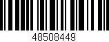 Código de barras (EAN, GTIN, SKU, ISBN): '48508449'