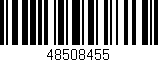 Código de barras (EAN, GTIN, SKU, ISBN): '48508455'