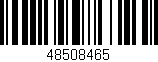 Código de barras (EAN, GTIN, SKU, ISBN): '48508465'