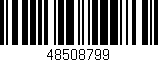 Código de barras (EAN, GTIN, SKU, ISBN): '48508799'